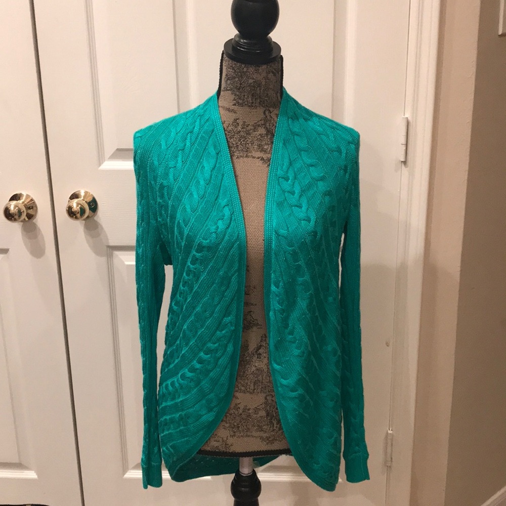 Ralph Lauren gorgeous teal sweater